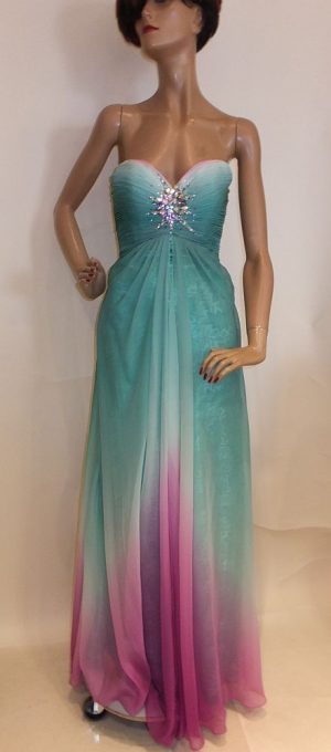 5618LK4 Abendkleid Gr 34