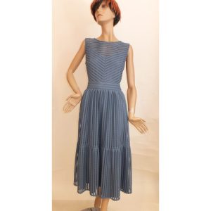 8835SK2 Swing Kleid blau Gr 42