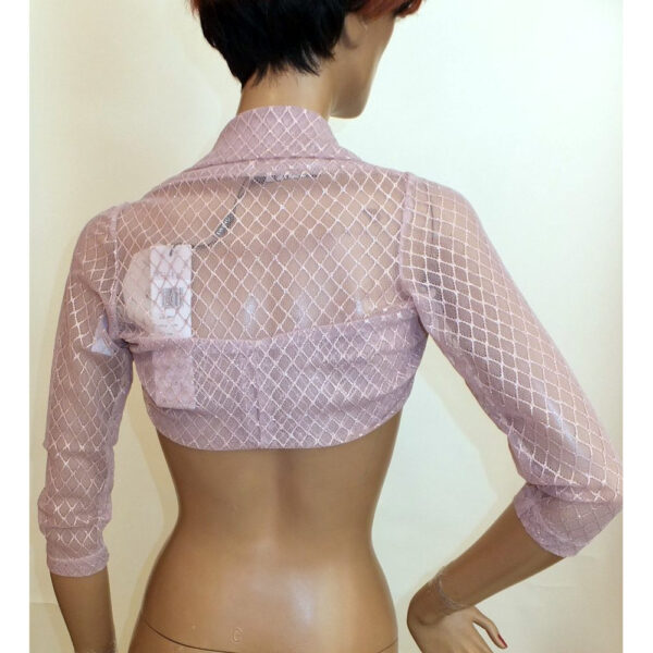 8892SB2 Swing Bolero rose Lurex Gr 34 u 40