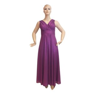 9511DK4 Abendkleid violett Gr 44 u 46