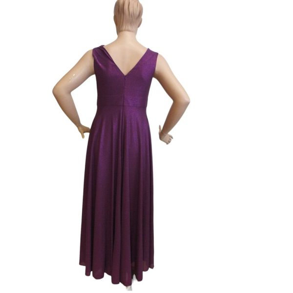 9511DK4 Abendkleid violett Gr 44 u 46