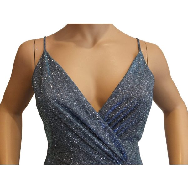 9547DK4 Abendkleid Glitzergrün Meerjungfrau Gr 46