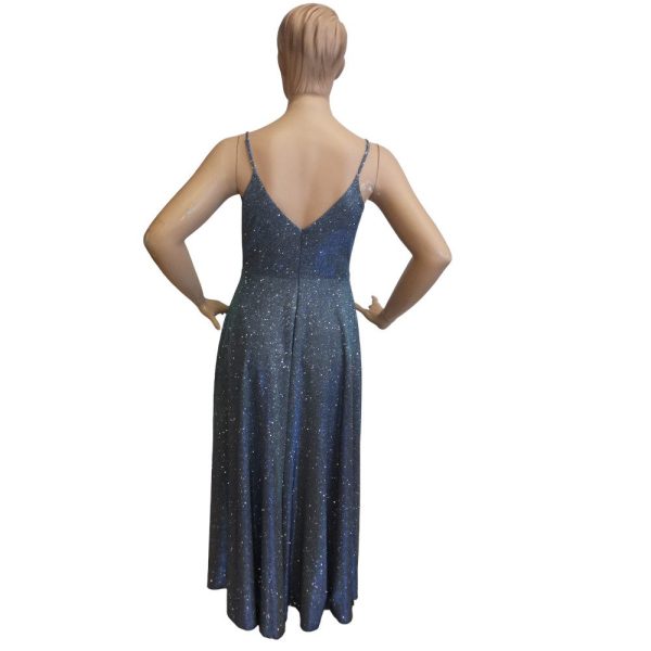 9547DK4 Abendkleid Glitzergrün Meerjungfrau Gr 46