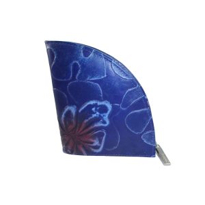 9547DG4A déqua G2 Unikat Geldbörse Blume blau