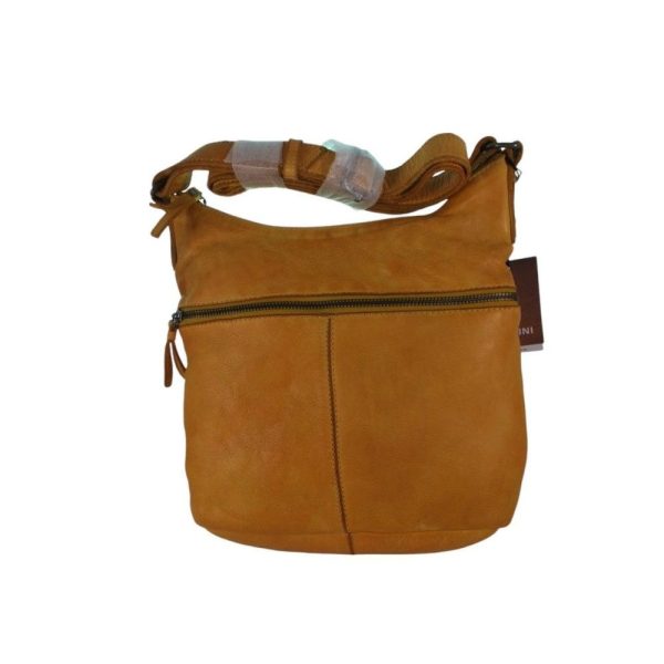 9687OT4 Pavini Leder-Tasche gelb