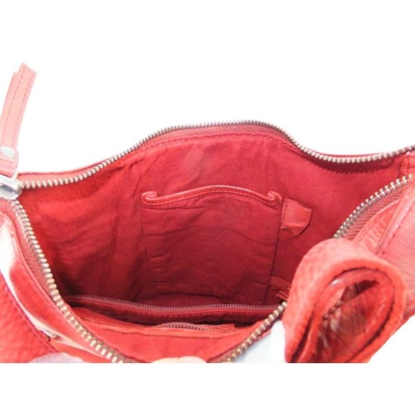 9688OT4 Pavini Leder-Tasche rot