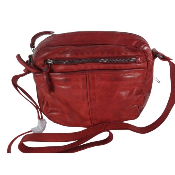 9697OT4 Pavini Leder-Tasche rot