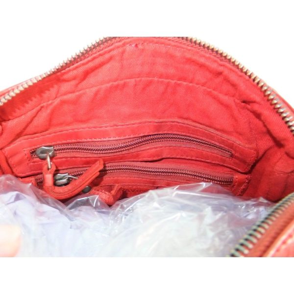 9697OT4 Pavini Leder-Tasche rot